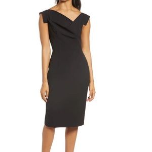 BLACK HALO Jackie O Sheath Dress black size 6
